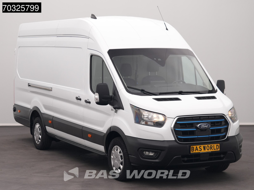 Ford e-Transit 184pk Elektrisch 68kWh 317km WLTP L4H3 Hoog Dak Navi Airco Cruise Parkeersensoren v+a SYNC4-Display CarPlay L4 Jumbo Airco Cruise control 5