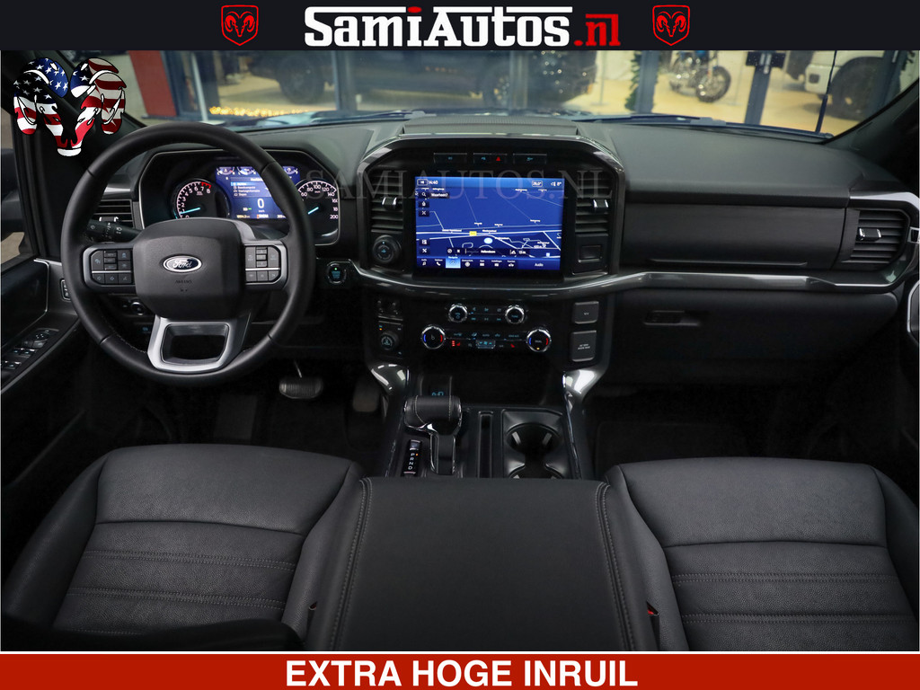 Ford USA F150 BLACK OPS | 5.0 V8 406PK | 360 CAMERA | UITLAAT KLEP | BEDSLIDE | CREW CAB | LEDER | CREW CAB | DUBBELE CABINE | 5 PERSOONS | DC | GRIJSKENTEKEN | 12