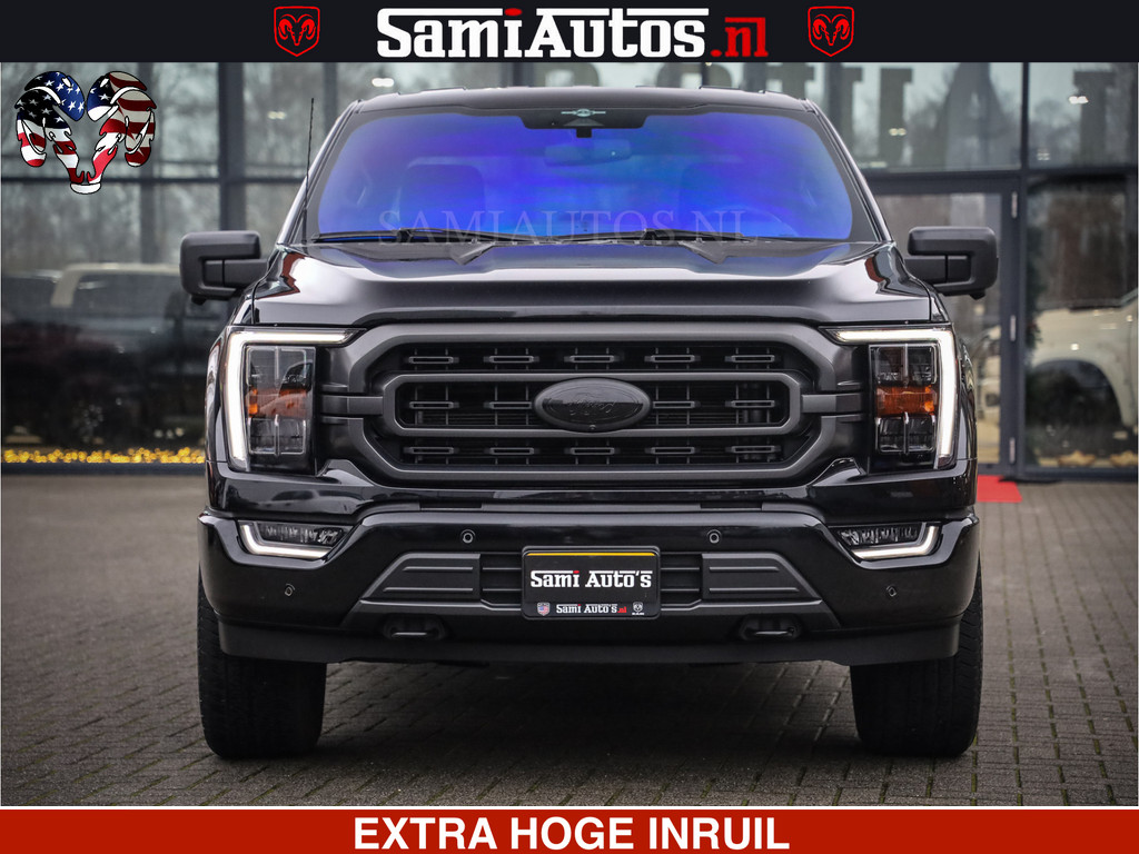Ford USA F150 BLACK OPS | 5.0 V8 406PK | 360 CAMERA | UITLAAT KLEP | BEDSLIDE | CREW CAB | LEDER | CREW CAB | DUBBELE CABINE | 5 PERSOONS | DC | GRIJSKENTEKEN | 2