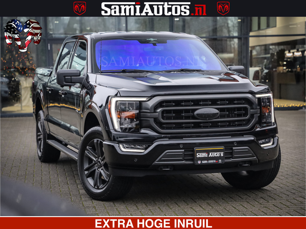 Ford USA F150 BLACK OPS | 5.0 V8 406PK | 360 CAMERA | UITLAAT KLEP | BEDSLIDE | CREW CAB | LEDER | CREW CAB | DUBBELE CABINE | 5 PERSOONS | DC | GRIJSKENTEKEN | 3