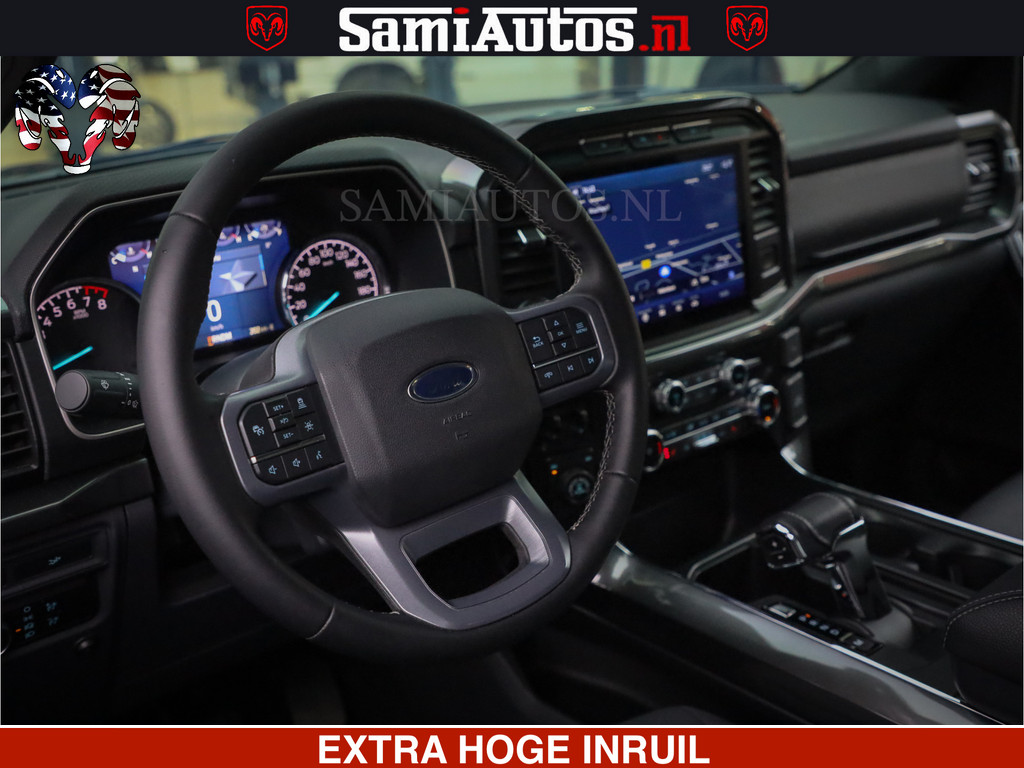 Ford USA F150 BLACK OPS | 5.0 V8 406PK | 360 CAMERA | UITLAAT KLEP | BEDSLIDE | CREW CAB | LEDER | CREW CAB | DUBBELE CABINE | 5 PERSOONS | DC | GRIJSKENTEKEN | 5
