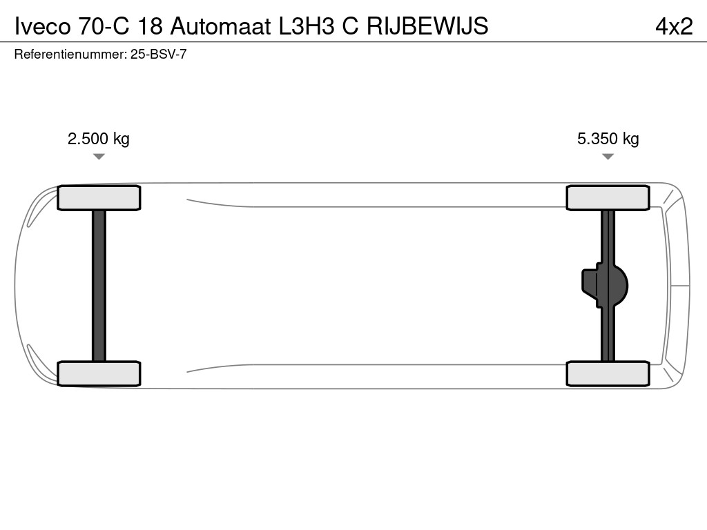 Iveco 70-C 18 Automaat L3H3 C RIJBEWIJS 18