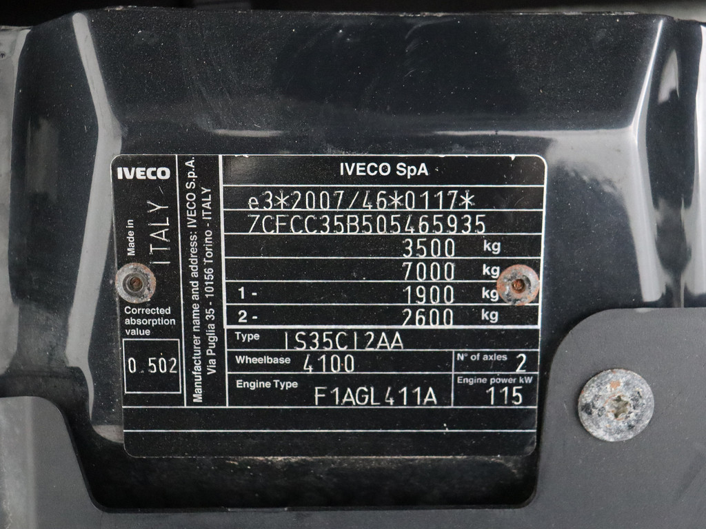 Iveco Daily 35C16 Bakwagen+Laadklep | Airco | 3-Persoons | 750Kg Laadklep 21