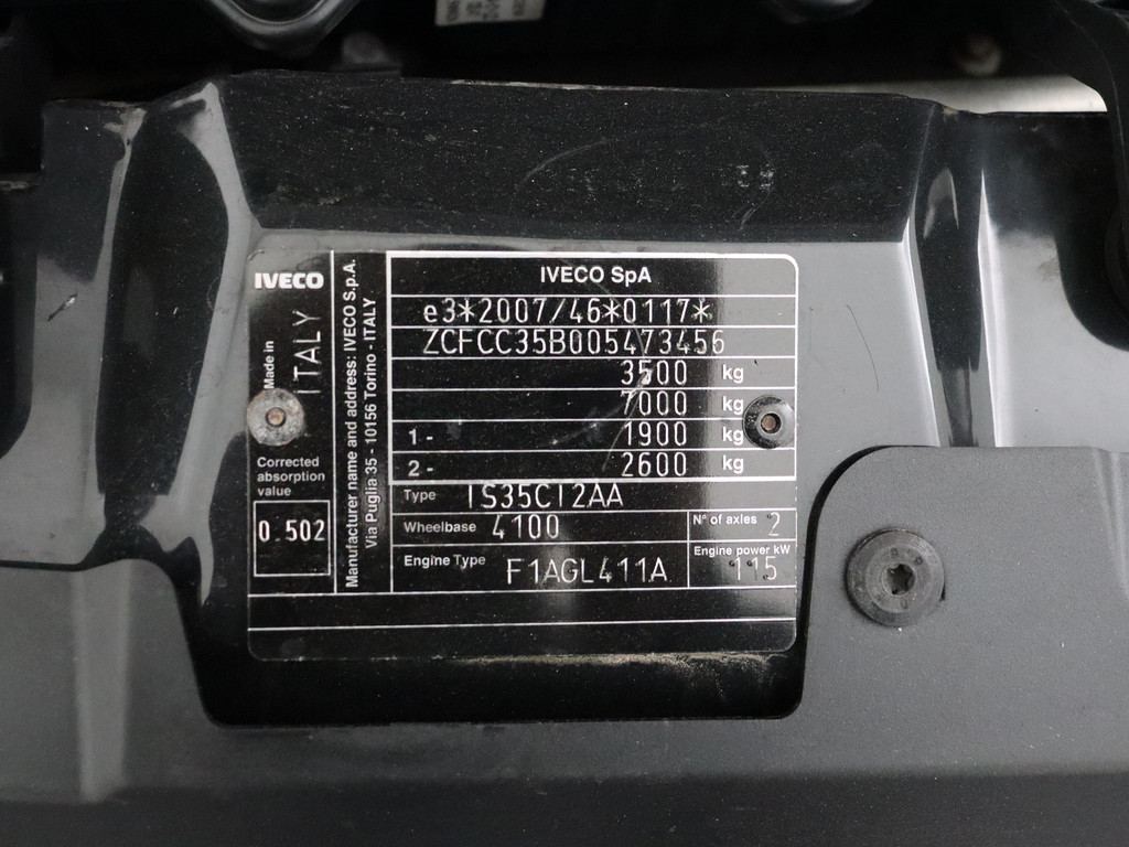 Iveco Daily 35C16 Bakwagen+Laadklep | Airco | 3-Persoons | 750Kg Laadklep 21