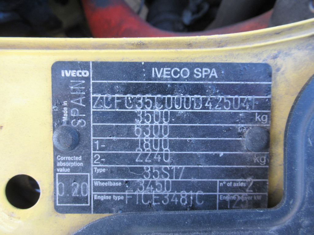 Iveco Daily 35S17 D EEV 345 + DHollandia DHLM.10 13