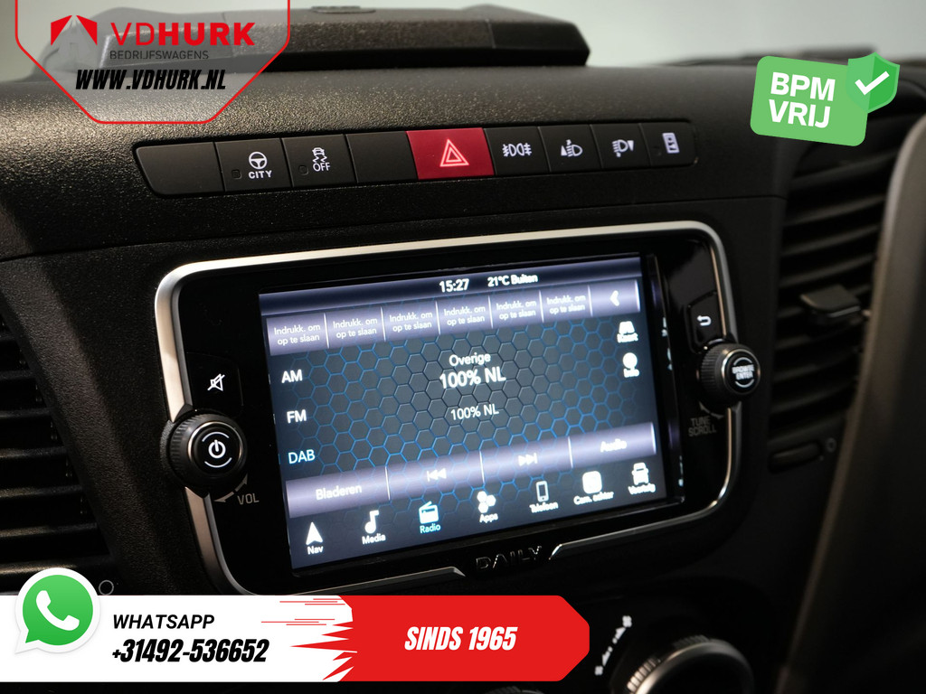 Iveco Daily 35S21HV 3.0 180 pk Aut. L2H3 LED/ 3.5t Trekverm./ Adapt.Cruise/ Carplay/ Gev.Stoel./ Climate/ Navi/ Camera/ Trekhaak 21