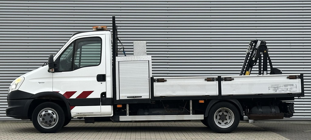 Iveco Daily 50C14N 3.0 375 CNG Openlaadbak met kraan HIAB Topstaat 12