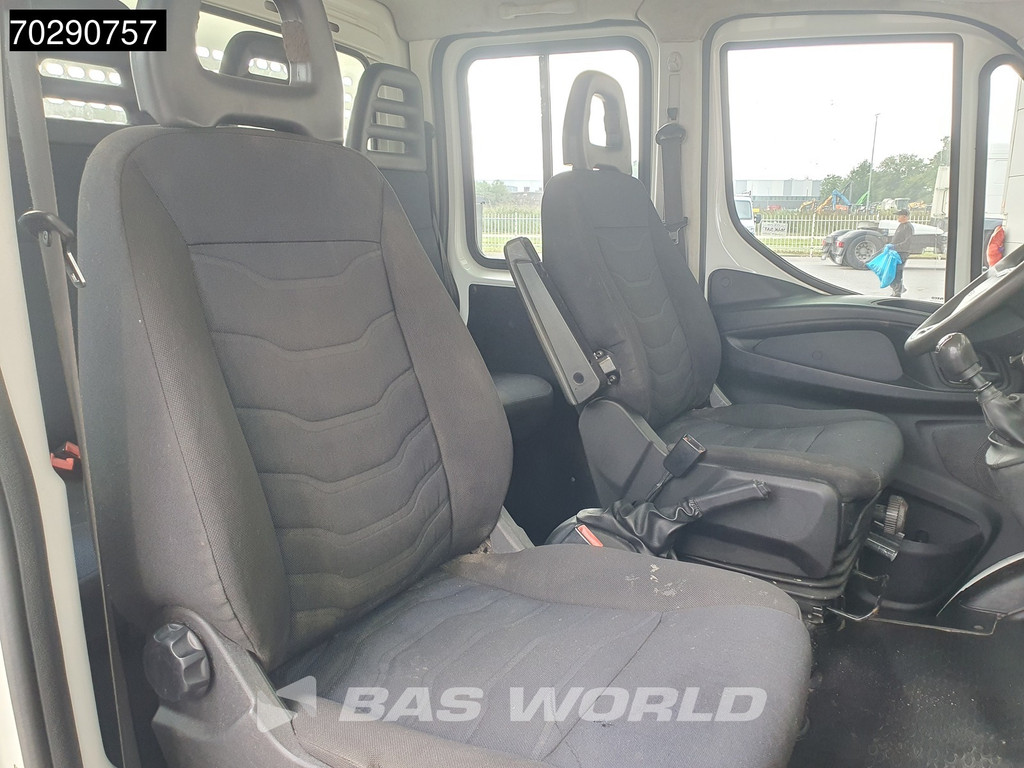 Iveco Daily 35C12 Kipper Dubbel Cabine Dubbellucht 3,5t Trekhaak Airco Cruise Camera Euro6 Tipper Benne Kieper 2m3 Airco Trekhaak Cruise control 12