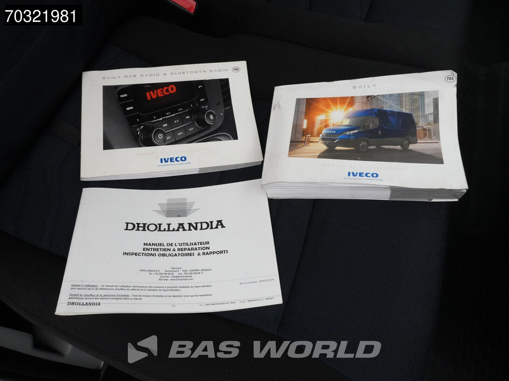 Iveco Daily 35C14 DHollandia Laadklep Dubbellucht Bakwagen Airco Cruise Euro6 Meubelbak Koffer Airco Cruise control 21