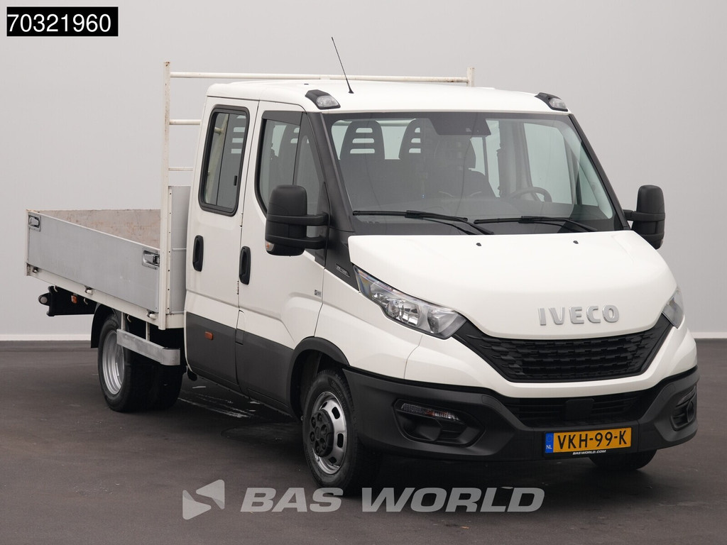 Iveco Daily 35C14 Dubbel Cabine Open Laadbak Dubbellucht 3,5t Trekhaak ACC Navi Airco Euro6 Pritsche Pickup Open Box Airco Dubbel cabine Trekhaak 7