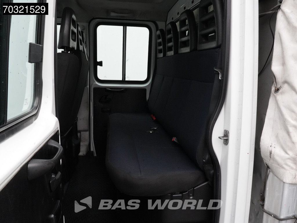 Iveco Daily 35C14 Dubbel Cabine Open Laadbak Huif Dubbellucht Airco 3,5t Trekgewicht Euro6 Prtische Pickup Open Airco 10