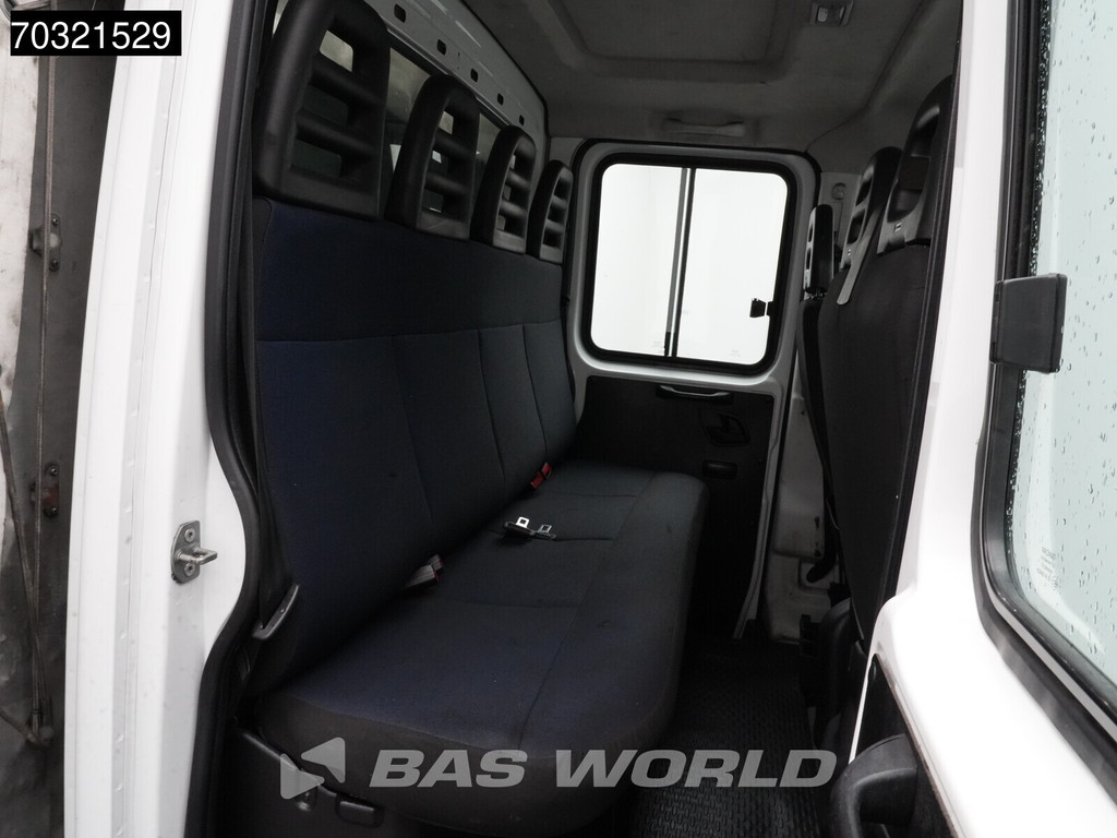 Iveco Daily 35C14 Dubbel Cabine Open Laadbak Huif Dubbellucht Airco 3,5t Trekgewicht Euro6 Prtische Pickup Open Airco 9