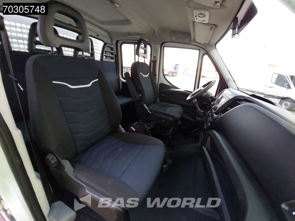 Iveco Daily 35C14 Kipper Dubbel Cabine Dubbellucht 3,5t Trekhaak Airco Cruise Euro6 Tipper Benne Kieper Airco Trekhaak Cruise control 15