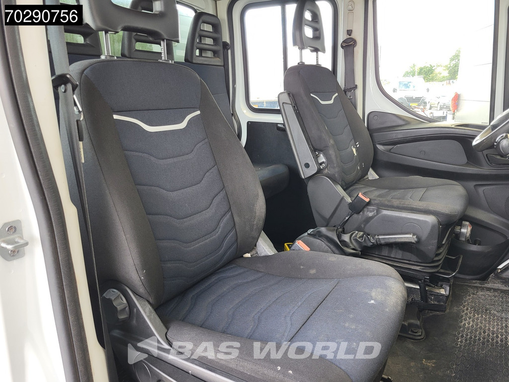 Iveco Daily 35C14 Kipper met Kist Dubbel Cabine Dubbellucht 3,5t Trekhaak Airco Cruise Euro6 Kieper Tipper Benne 2m3 Airco Trekhaak Cruise control 13