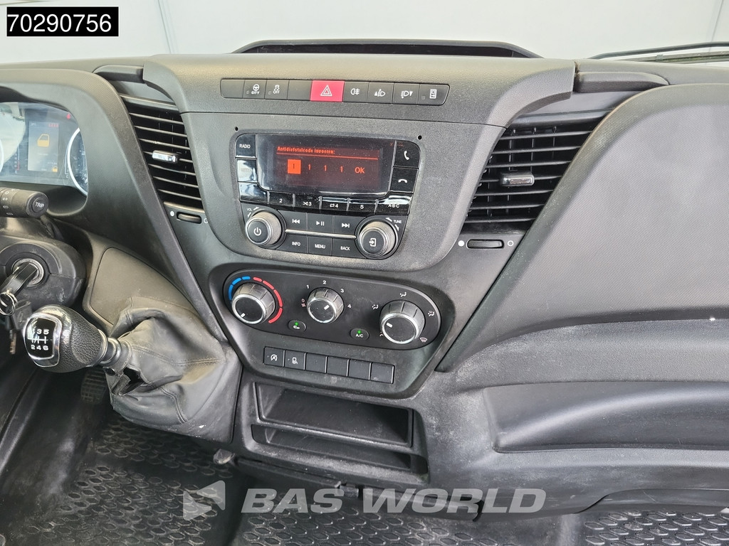 Iveco Daily 35C14 Kipper met Kist Dubbel Cabine Dubbellucht 3,5t Trekhaak Airco Cruise Euro6 Kieper Tipper Benne 2m3 Airco Trekhaak Cruise control 14
