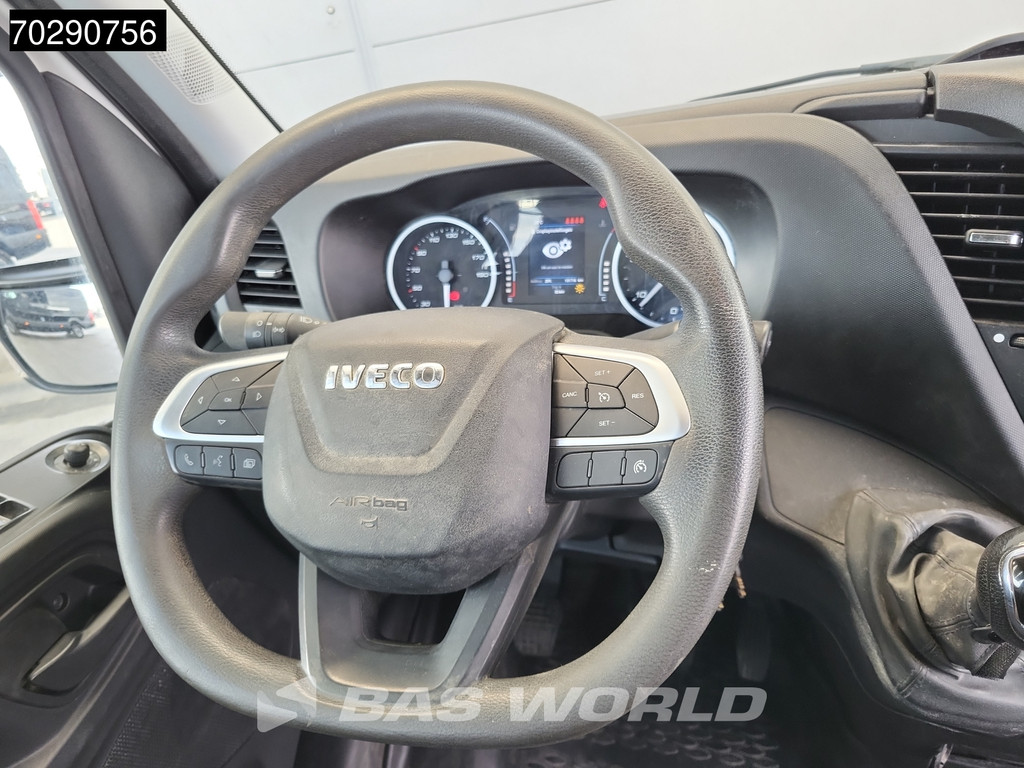 Iveco Daily 35C14 Kipper met Kist Dubbel Cabine Dubbellucht 3,5t Trekhaak Airco Cruise Euro6 Kieper Tipper Benne 2m3 Airco Trekhaak Cruise control 17
