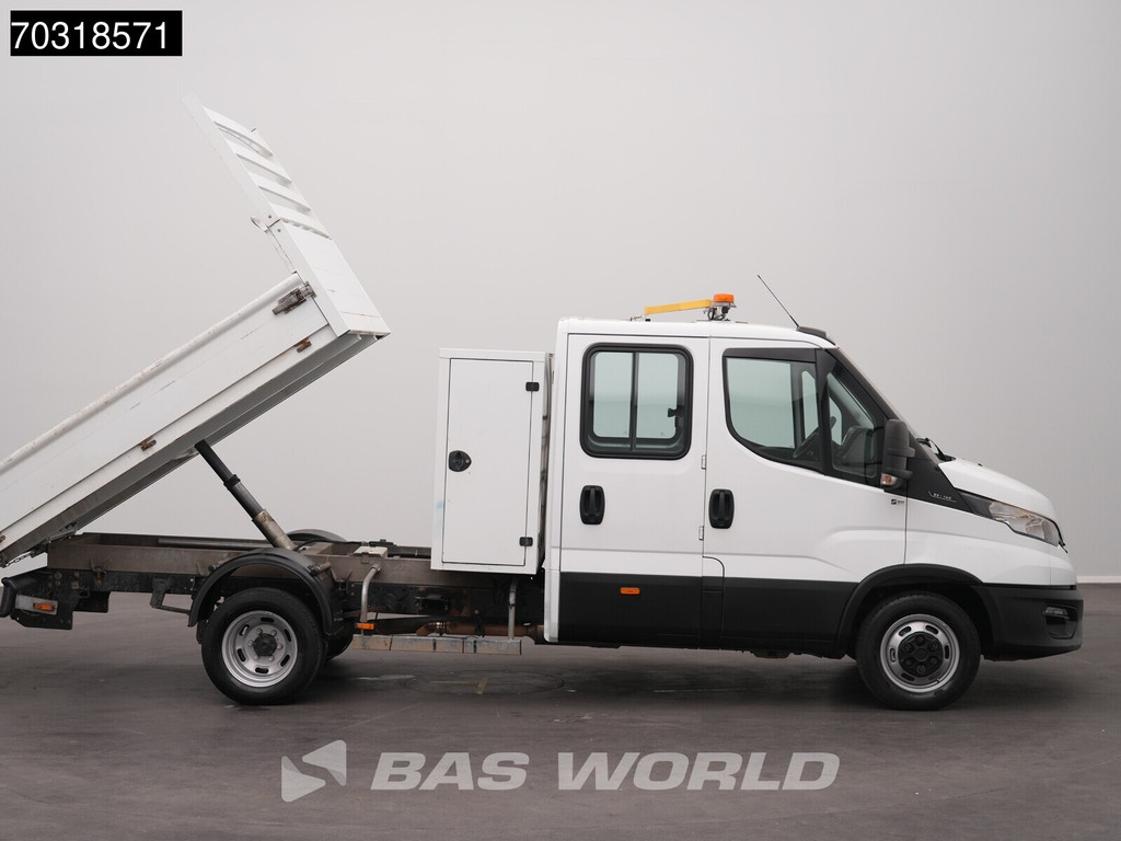 Iveco Daily 35C14 Open Laadbak Dubbel Cabine 3,5t Trekhaak Dubbellucht Airco Cruise Euro6 Pritsche Pickup Open Box Airco Trekhaak Cruise control 10