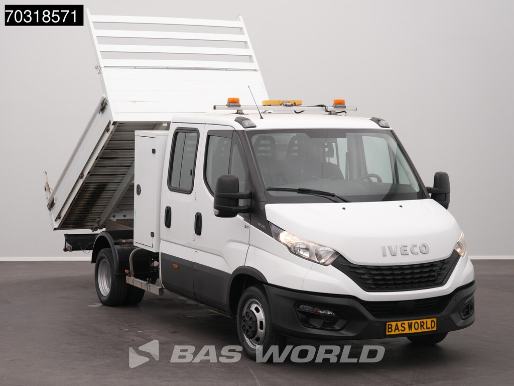 Iveco Daily 35C14 Open Laadbak Dubbel Cabine 3,5t Trekhaak Dubbellucht Airco Cruise Euro6 Pritsche Pickup Open Box Airco Trekhaak Cruise control 8