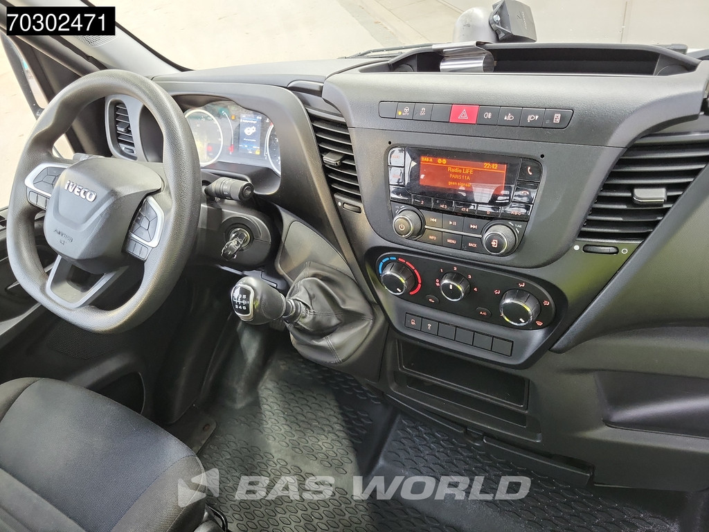 Iveco Daily 35C16 3.0L Kipper met Kist Dubbel Cabine Dubbellucht 3,5t Trekhaak 160PK Airco Cruise Euro6 Tipper Benne Kieper Airco Trekhaak Cruise control 15