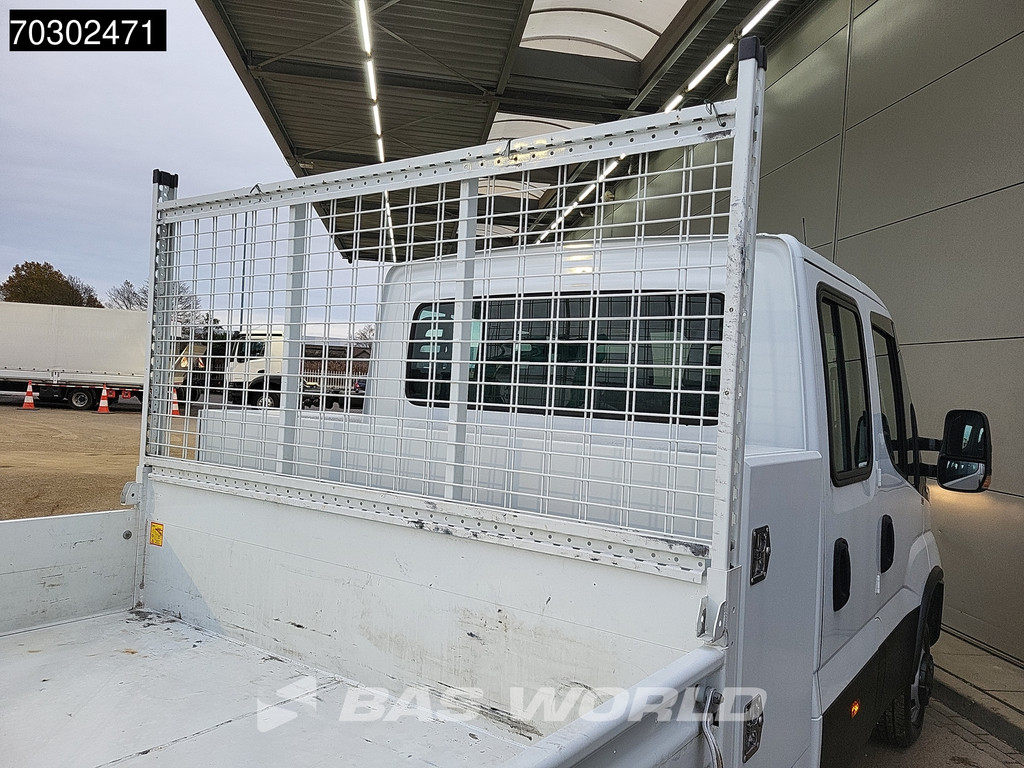 Iveco Daily 35C16 3.0L Kipper met Kist Dubbel Cabine Dubbellucht 3,5t Trekhaak 160PK Airco Cruise Euro6 Tipper Benne Kieper Airco Trekhaak Cruise control 9