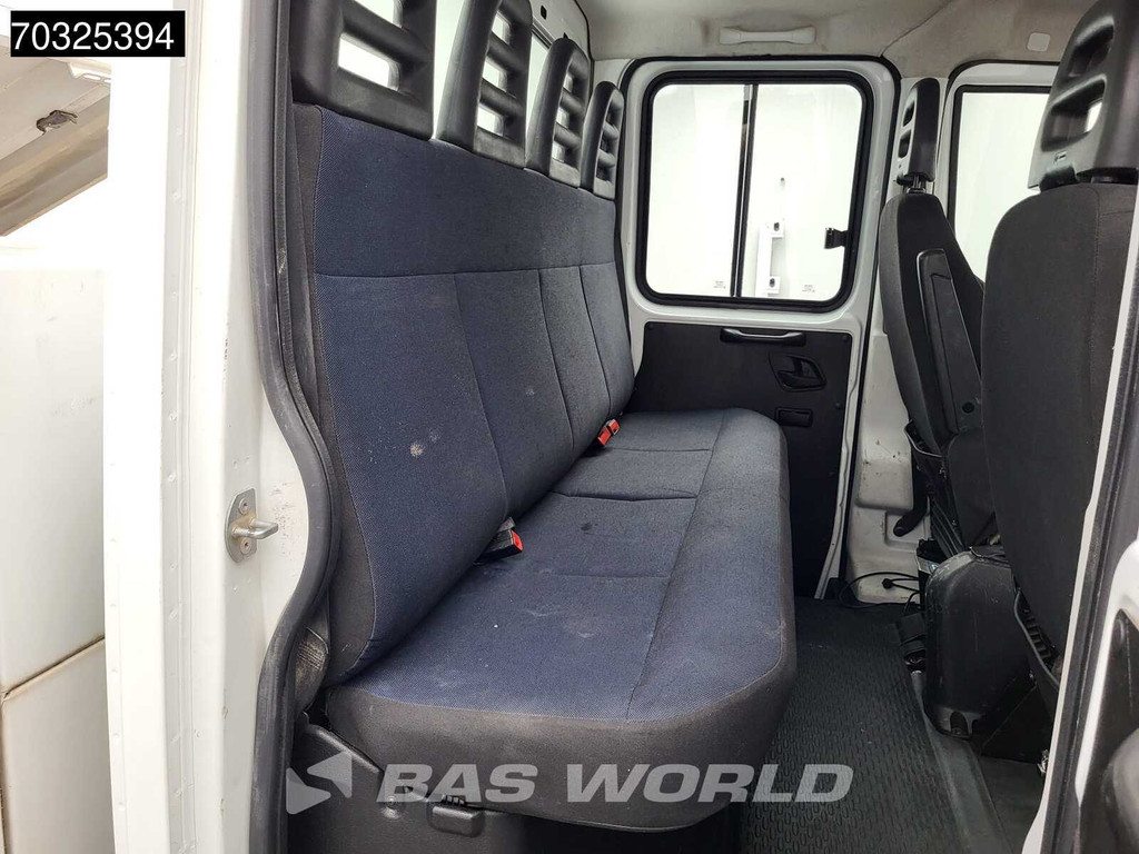 Iveco Daily 35C16 3.0L Kipper met Kist Dubbel Cabine Dubbellucht 3,5t Trekhaak Navi Airco Cruise Camera Euro6 Tipper Benne Kieper Airco Trekhaak Cruise control 12