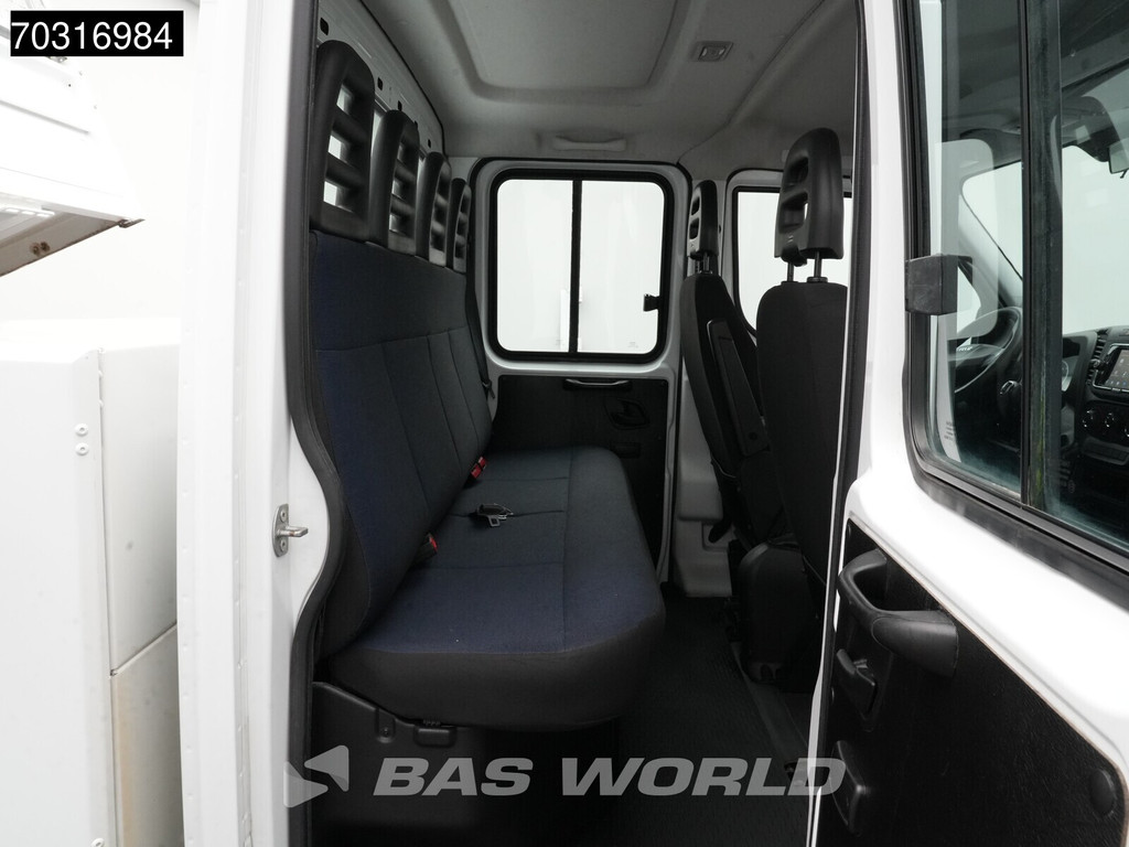Iveco Daily 35C16 3.0L Kipper met Kist Dubbel Cabine Dubbellucht 3,5t Trekhaak Navi Airco Cruise Camera Euro6 Tipper Benne Kieper Airco Trekhaak Cruise control 14