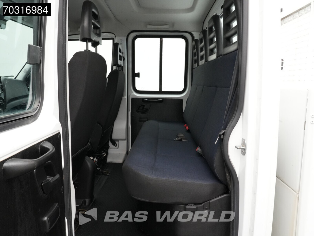 Iveco Daily 35C16 3.0L Kipper met Kist Dubbel Cabine Dubbellucht 3,5t Trekhaak Navi Airco Cruise Camera Euro6 Tipper Benne Kieper Airco Trekhaak Cruise control 16