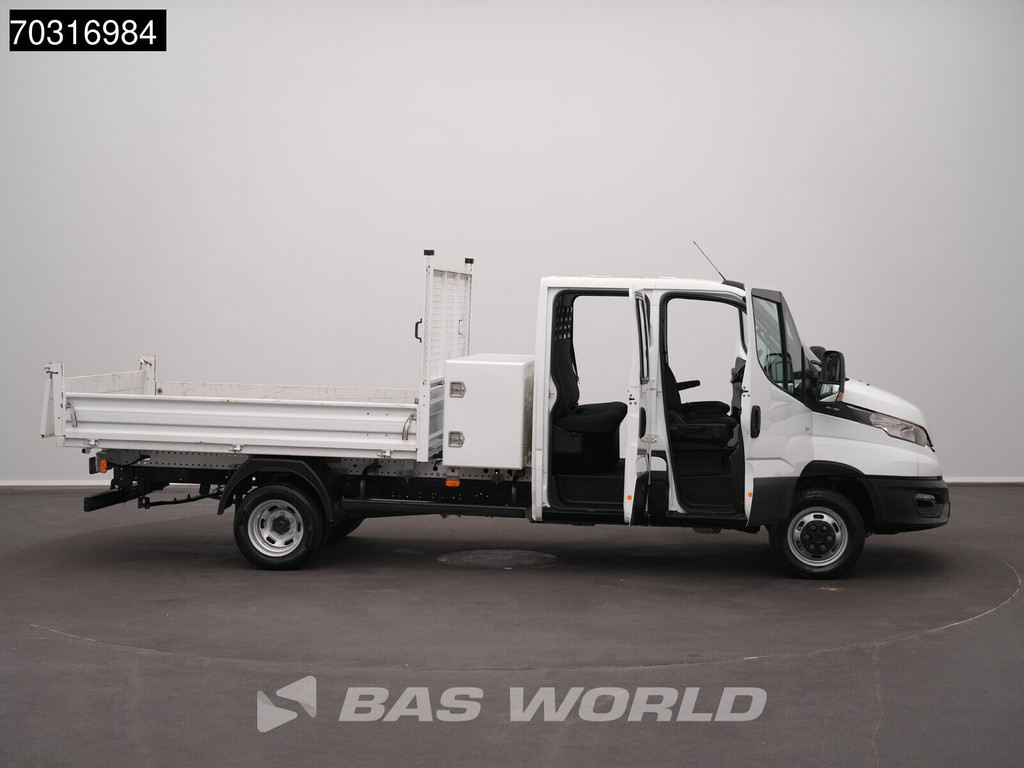Iveco Daily 35C16 3.0L Kipper met Kist Dubbel Cabine Dubbellucht 3,5t Trekhaak Navi Airco Cruise Camera Euro6 Tipper Benne Kieper Airco Trekhaak Cruise control 9
