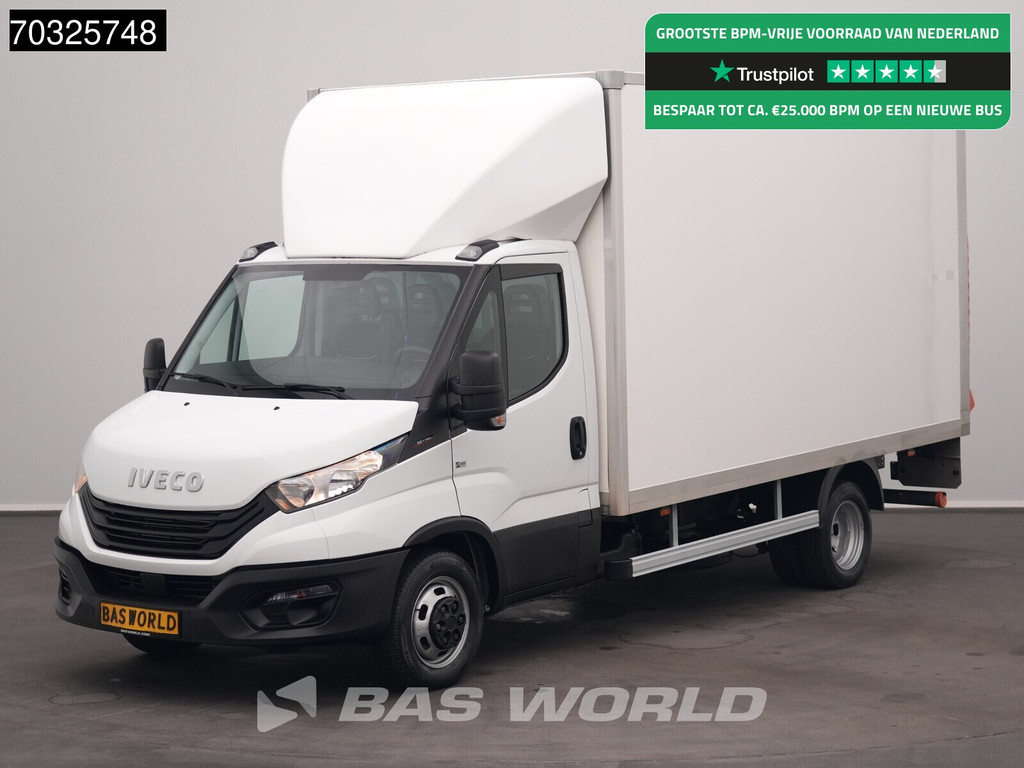 Iveco Daily 35C16 3.0L Laadklep Dubbellucht 160PK Bakwagen Airco Cruise Euro6 Meubelbak Koffer Airco Cruise control