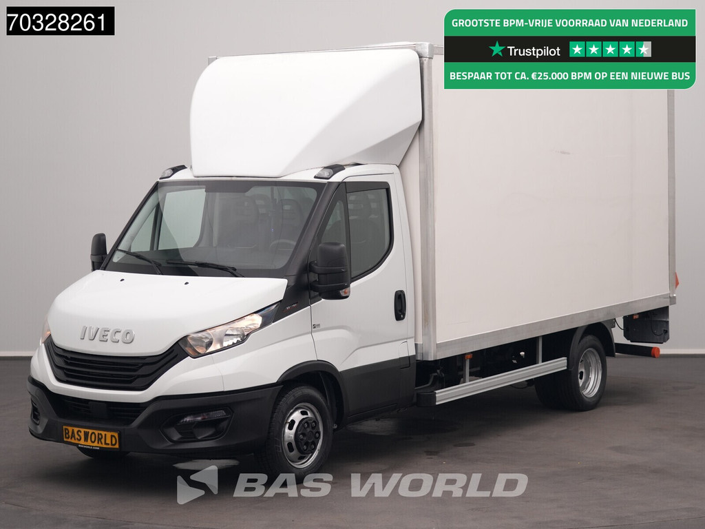 Iveco Daily 35C16 3.0L Laadklep Dubbellucht Bakwagen Airco Cruise Euro6 Meubelbak Koffer Airco Cruise control