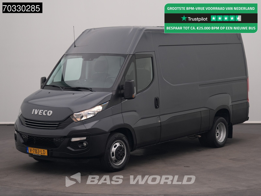 Iveco Daily 35C18 3.0L Automaat Dubbellucht L2H2 3,5t Trekhaak Airco Cruise APK 01-2027 Euro6 L2 Airco Trekhaak Cruise control