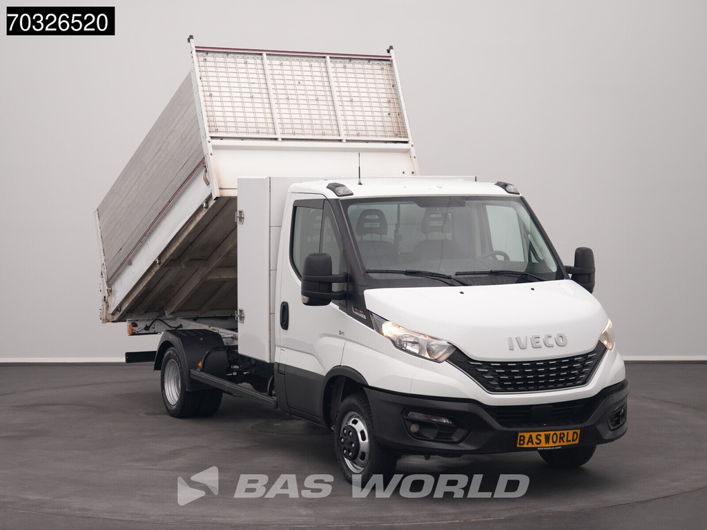 Iveco Daily 35C18 3.0L Automaat Kipper met Kist Dubbellucht 3,5t Trekhaak Cruise Euro6 Tipper Benne Kieper Trekhaak Cruise control 5