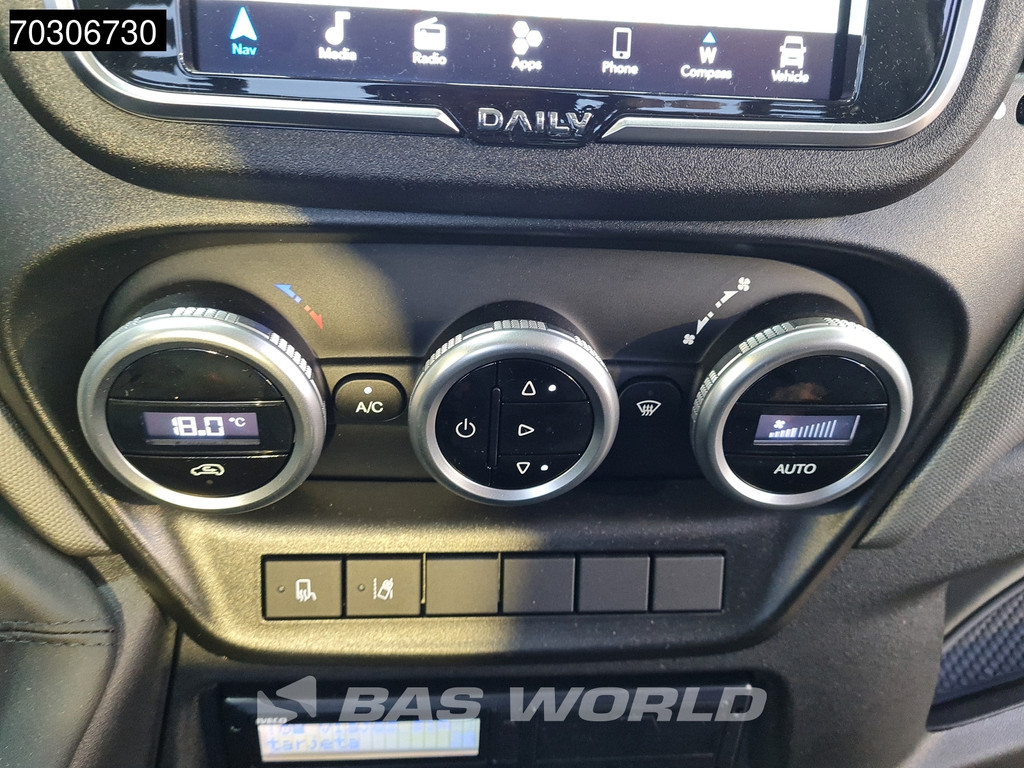 Iveco Daily 35C18 3.0L Automaat Luchtvering 410WB Chassis Cabine LED Navi Airco Cruise Euro6 Chassis Fahrgestell Airco Cruise control 14