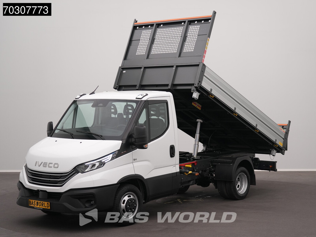 Iveco Daily 35C18 3.0L Driezijdige Kipper 3,5t Trekhaak Dubbellucht 210PK ACC LED Airco Camera Parkeersensoren Cruise CarPlay Euro6 Tipper Benne Kieper Airco 2