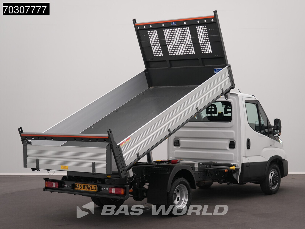 Iveco Daily 35C18 3.0L Driezijdige Kipper Dubbellucht 180PK ACC LED Airco Camera Parkeersensoren Cruise CarPlay Euro6 Tipper Benne Kieper Airco 8