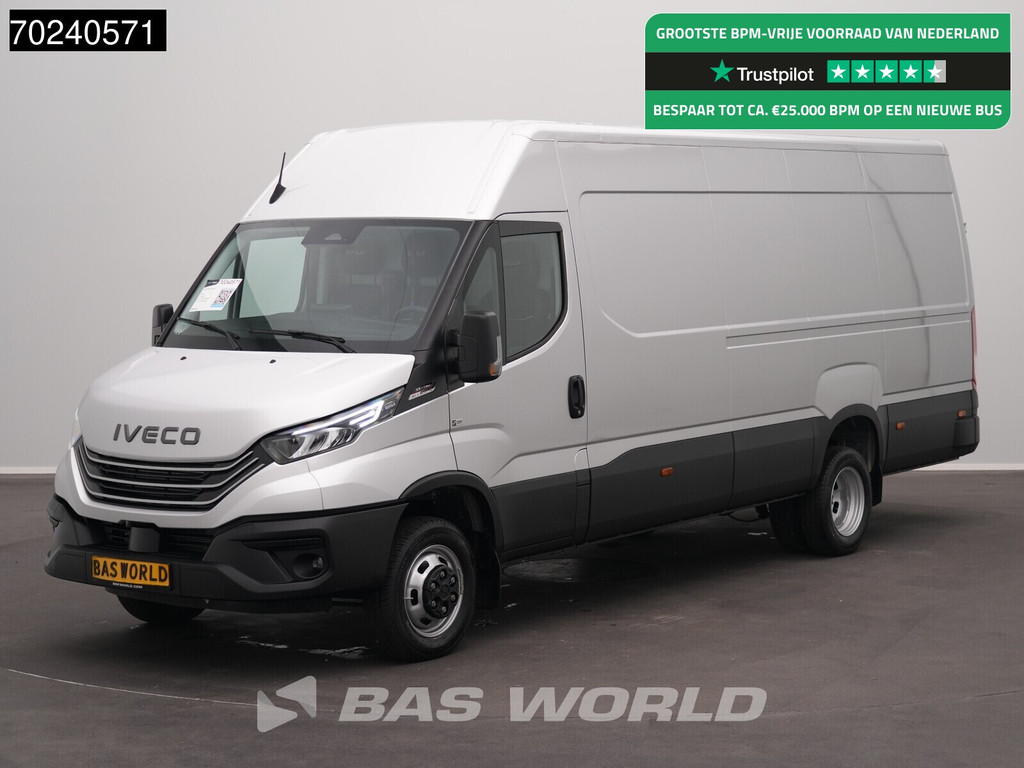 Iveco Daily 35C18 BPM VRIJ! 3.0L Automaat L3H2 180PK Dubbellucht 3,5t Trekgewicht ACC Navi Camera Parkeersensoren 16m3 Euro6 L4H2 16m3 Airco
