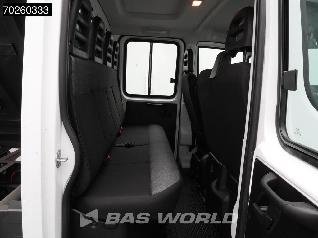 Iveco Daily 35C21 3-Zijdige Kipper Dubbel Cabine 210PK 3.0L Dubbellucht 3,5t Trekhaak ACC Airco LED Camera CarPlay Euro6 Tipper Benne Kieper Dreiseitenkipper 2m3 Airco 14