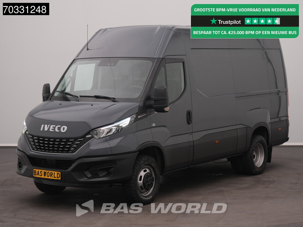 Iveco Daily 35C21 3.0L Automaat 210PK Dubbellucht 3,5t Trekhaak LED Navi Airco Cruise Camera Euro6 L2 Airco Trekhaak Cruise control