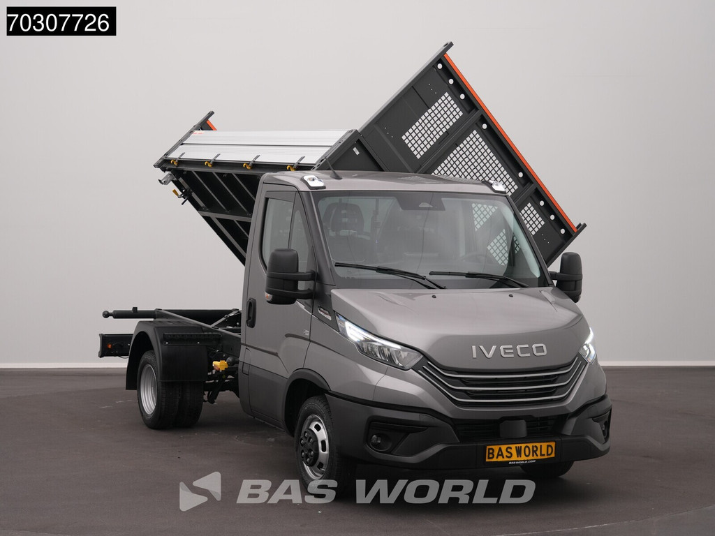Iveco Daily 35C21 3.0L Automaat Driezijdige Kipper 210PK Dubbellucht ACC LED Airco Camera Parkeersensoren 3,5t Trekgewicht Euro6 Tipper Benne Kiepe Airco 6