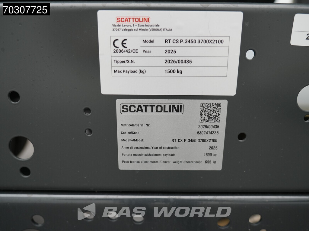 Iveco Daily 35C21 3.0L Automaat Driezijdige Kipper Dubbellucht 3,5t Trekgewicht ACC LED Airco Camera CarPlay Parkeersensoren Euro6 Tipper Benne Kieper Airco 13