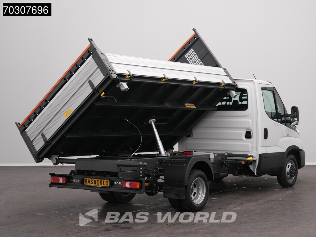 Iveco Daily 35C21 3.0L Automaat Driezijdige Kipper Dubbellucht LED ACC Airco Camera CarPlay Parkeersensoren Euro6 Tipper Benne Kieper Airco 7