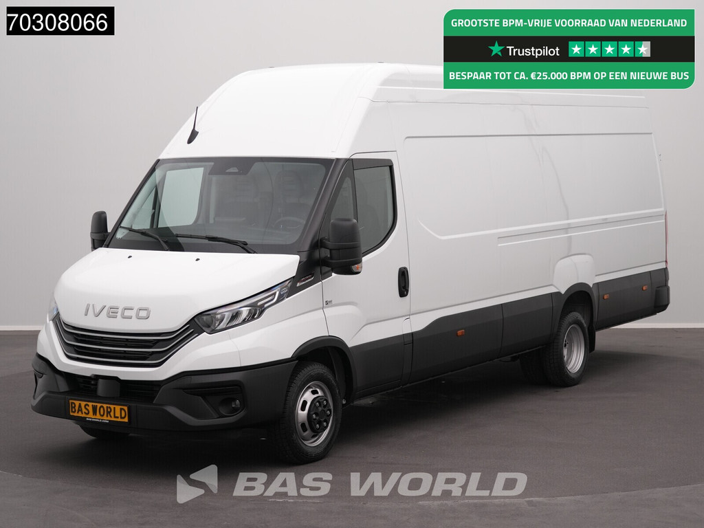 Iveco Daily 35C21 3.0L Automaat L4H3 Dubbellucht 210PK LED ACC Airco Camera Parkeersensoren CarPlay 3,5t Trekgewicht Euro6 L4 Hoog Dak Airco