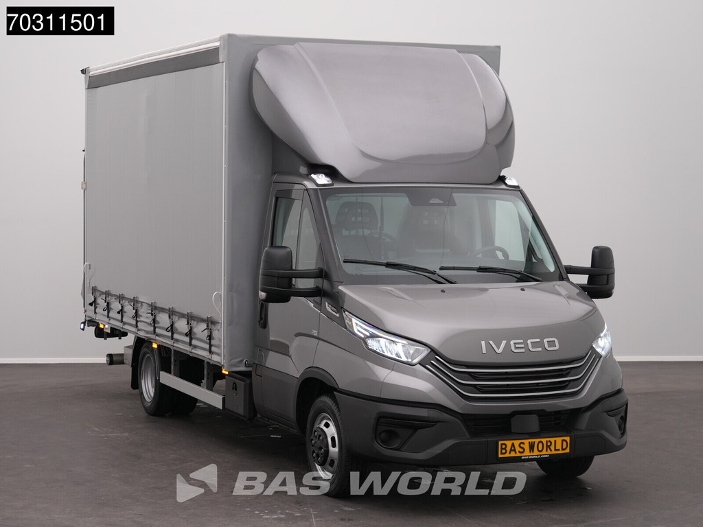 Iveco Daily 35C21 3.0L Laadklep 3,5t Trekhaak Automaat Dubbellucht Schuifzeilen Bakwagen LED ACC Parkeersensoren Euro6 Zeilen Zeilenwagen Koffer Meubelbak Airco Trekhaak 7