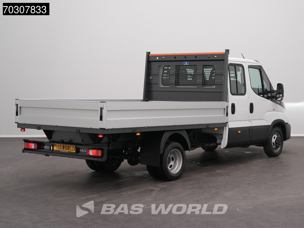 Iveco Daily 35C21 3.0L Open Laadbak Dubbel Cabine 210PK Dubbellucht 3,5t Trekhaak ACC LED Airco Camera Euro6 Pritsche Pickup Airco Dubbel cabine 7