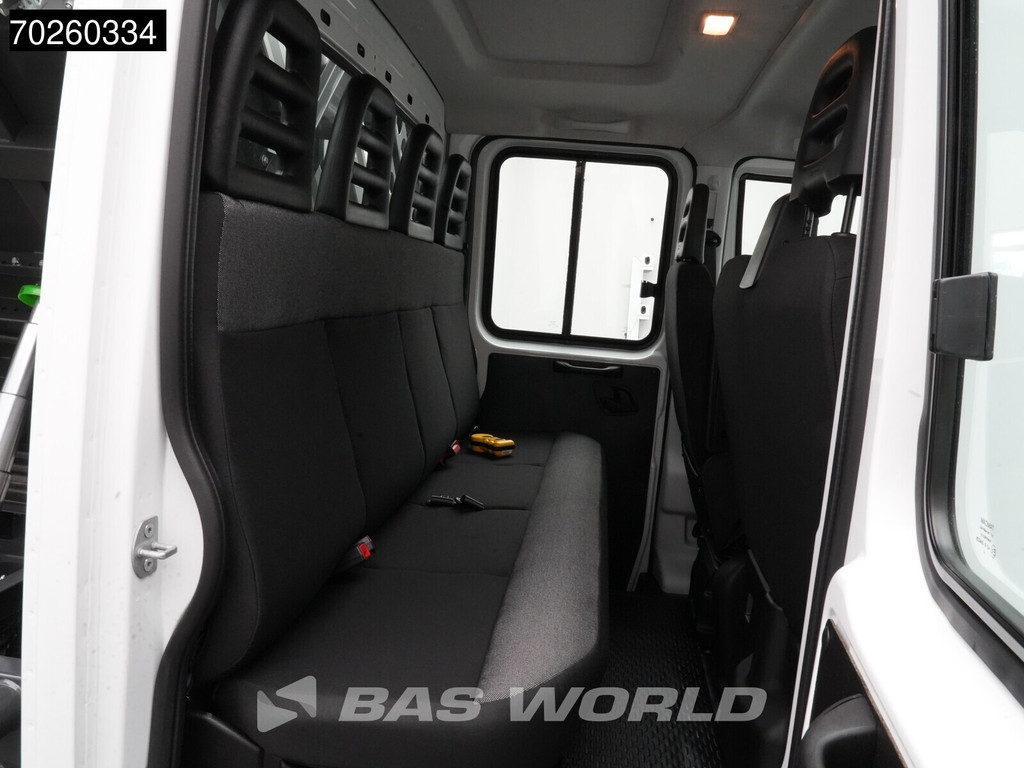 Iveco Daily 35C21 BPM VRIJ! 3-Zijdige Kipper Dubbel Cabine 210PK 3.0L Dubbellucht 3,5t Trekhaak ACC Airco LED Camera CarPlay Euro6 Tipper Benne Kieper Dreiseitenkipper 2m3 Airco 12