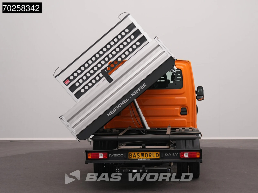 Iveco Daily 35C21 BPM VRIJ! 3-Zijdige Kipper Dubbel Cabine 210PK 3.0L Dubbellucht 3,5t Trekhaak ACC Airco LED Camera CarPlay Euro6 Tipper Benne Kieper Dreiseitenkipper 2m3 Airco Trekhaak 9