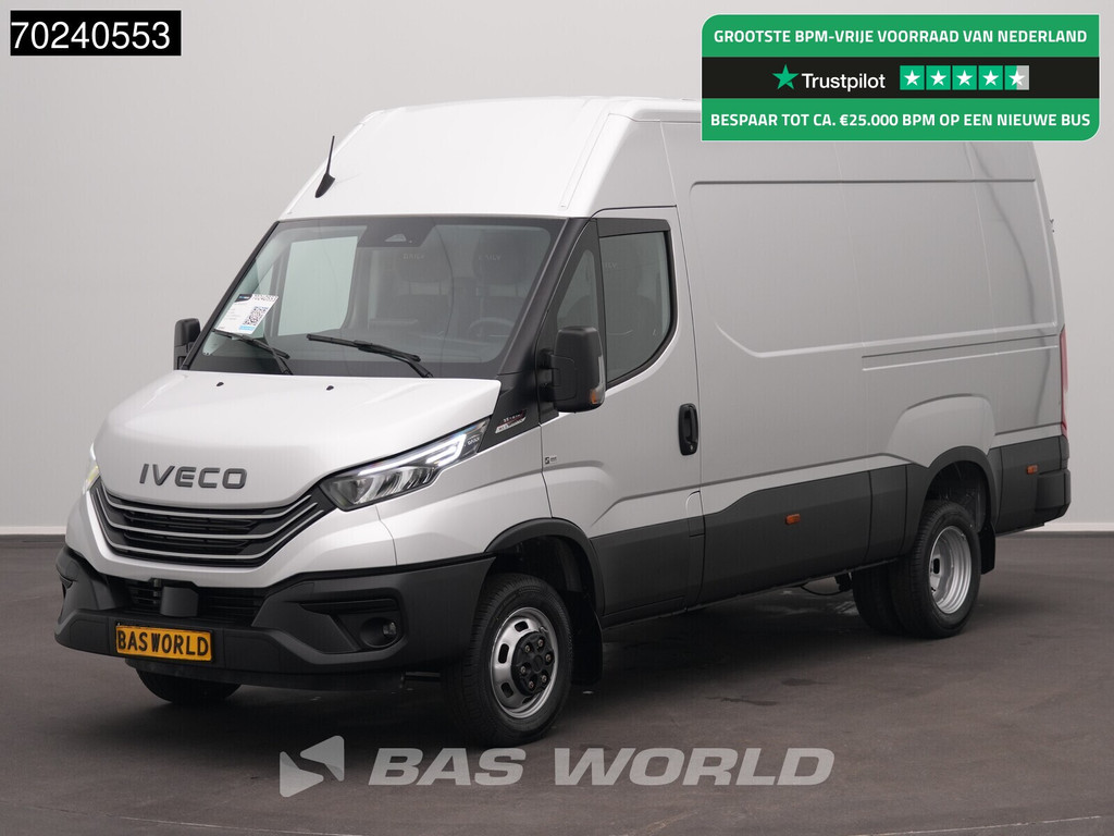 Iveco Daily 35C21 BPM VRIJ! 3.0L Automaat 210PK L2H2 2025-model Dubbellucht 3,5t Trekgewicht LED ACC Navi Airco Camera Euro6 L2 12m3 Airco