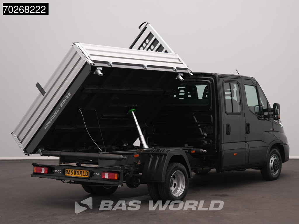 Iveco Daily 35C21 BPM Vrij! 3.0L Automaat Driezijdige Kipper Dubbel Cabine 210PK Dubbellucht ACC LED Airco Camera CarPlay Euro6 Tipper Kieper Benne 2m3 Airco 2