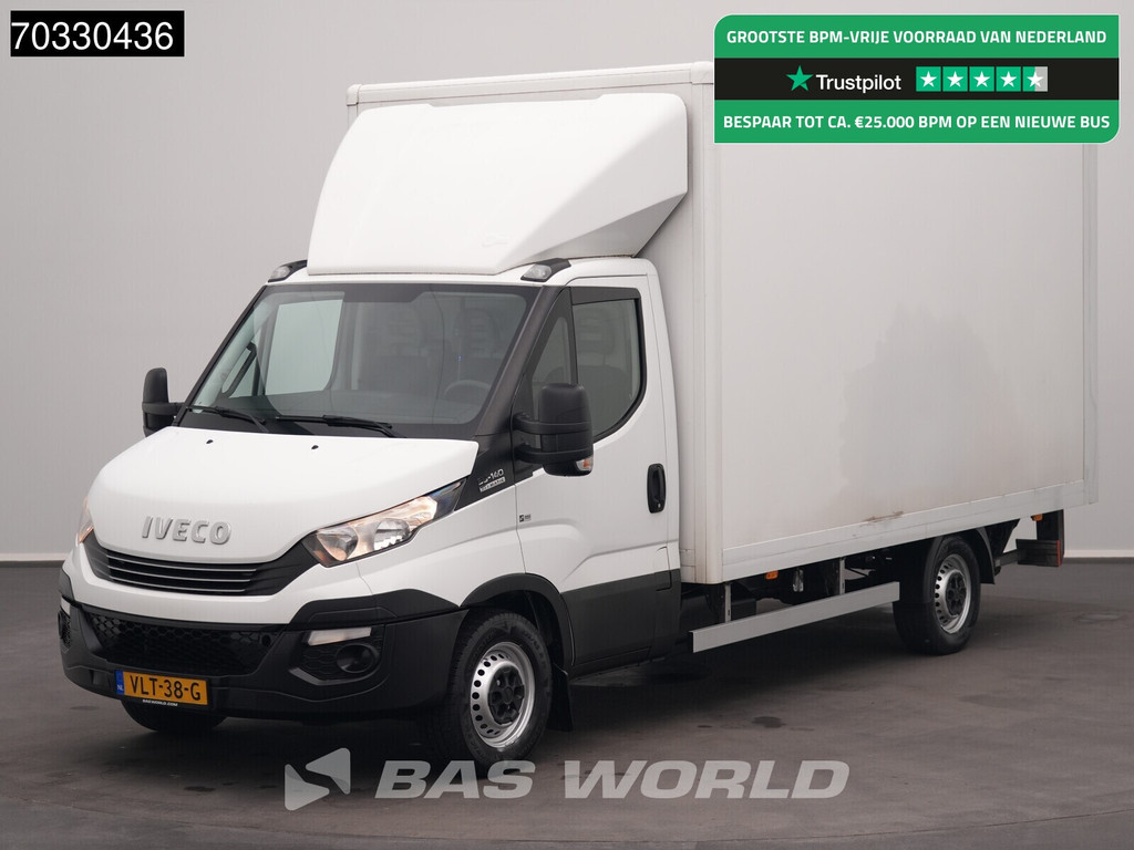 Iveco Daily 35S14 Automaat Laadklep Zijdeur Bakwagen Airco Cruise DHollandia Euro6 Meubelbak Koffer Möbelkoffer Airco Cruise control