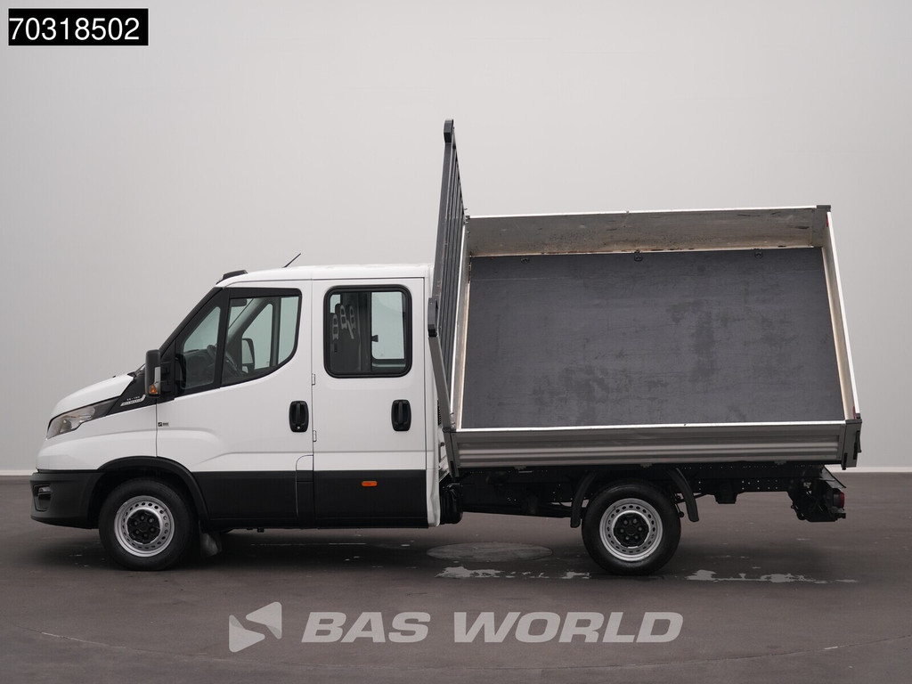 Iveco Daily 35S16 Automaat Driezijdige Kipper Dubbel Cabine 3,5t Trekhaak 160PK Airco Camera Euro6 Tipper Benne Kieper Airco Trekhaak 12